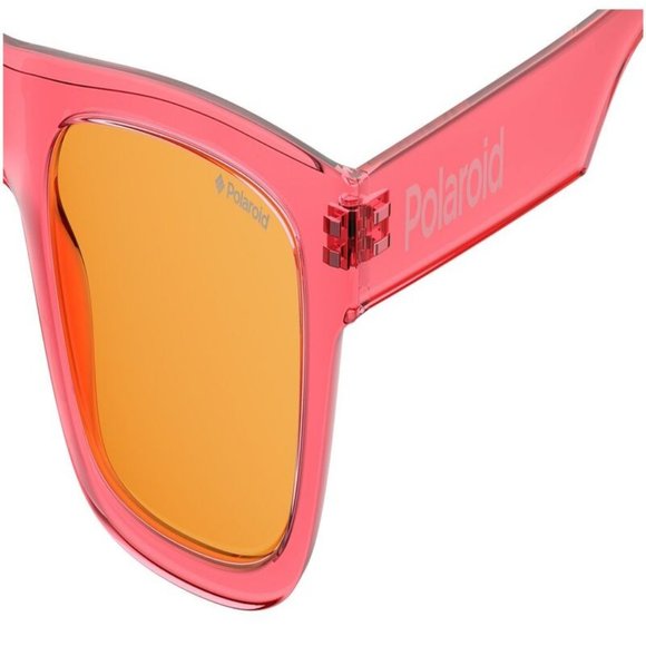 Polaroid Rectangle Unisex Pink Acetate Frame main image 4